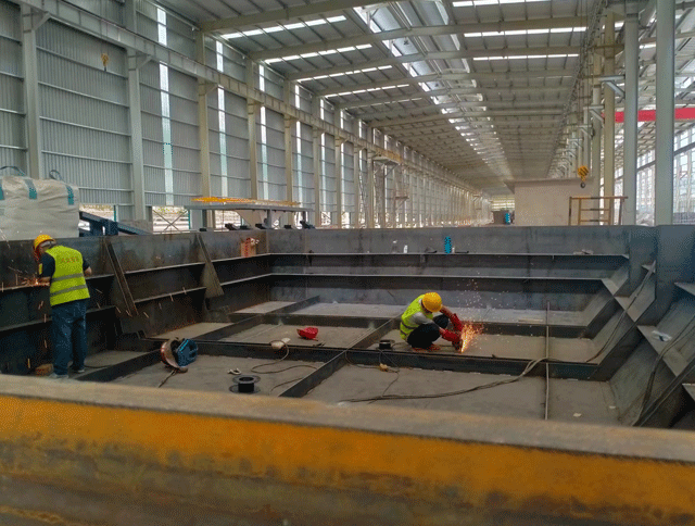 河北安諾吹鍍型材生產(chǎn)線施工進(jìn)行中—山西晉南鋼鐵集團(tuán)有限公司。